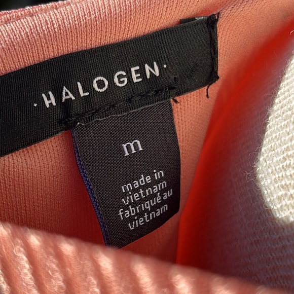 Halogen Sleeveless Coral Peplum Top -Size M - Picture 6 of 12